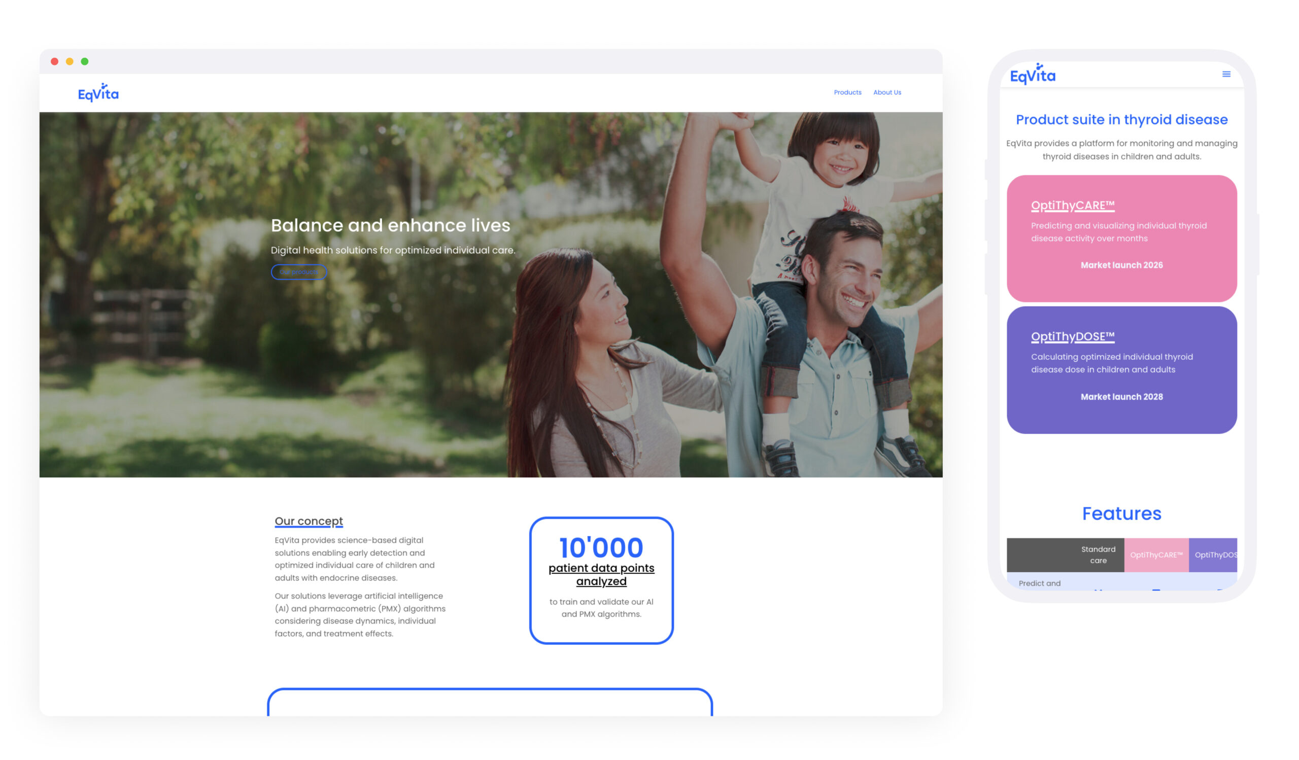 eqvita pharma website development basel